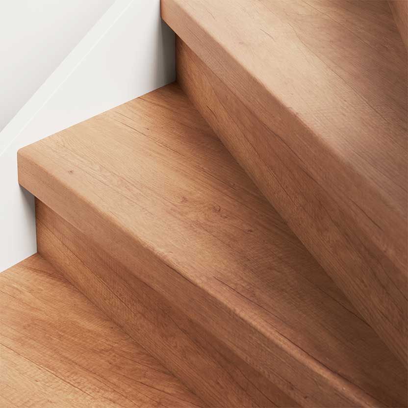Stairmaker trap decor - Warm Oak met stootbord